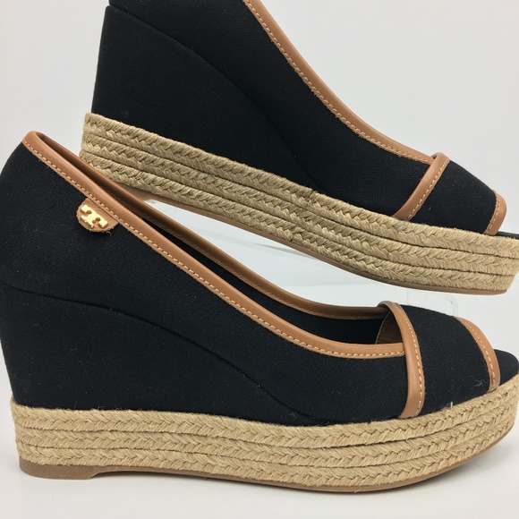 Tory Burch Shoes - NWT TORY BURCH  Majorca canvas wedge sandal